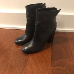 French Connection Leather Ankle Boots Sz 9